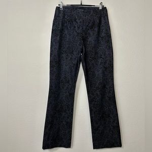 HAROLD’S black printed, full length pants, size 2